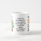 Dank u Geweldige leraar Koffiemok (Center)