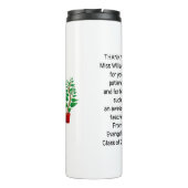 Dank u Geweldige leraar Thermosbeker (Achterkant)