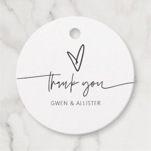 Dank u Gift Label Wedding Party Favor Baby G400