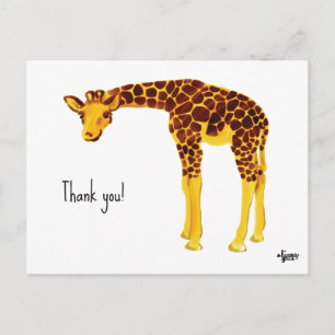 Dank u, Giraffe Kaart