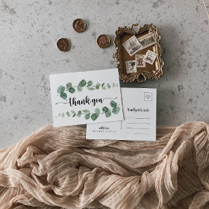Dank u Green Delight Eucalyptus Briefkaart