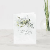 Dank u Greenery Minimalist Script Kaart (Voorkant)