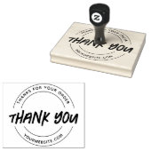 Dank u grote noodlijdende InkPad & Rubberstempel (Gestempeld)