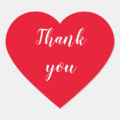 Dank u hart sticker (Voorkant)