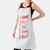 DANK U HEER | Ons dagelijks brood | CHRISTELIJK RO Schort (Insitu)