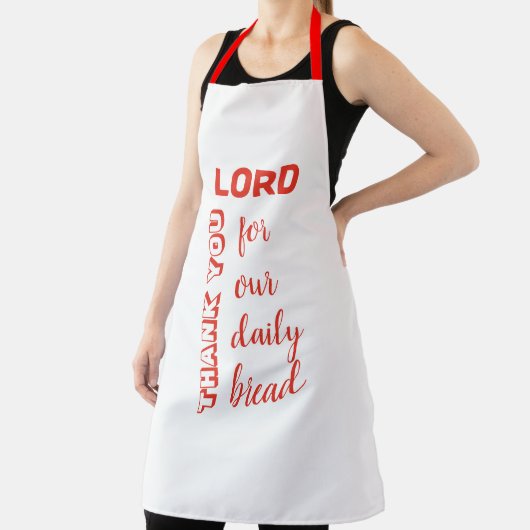 DANK U HEER | Ons dagelijks brood | CHRISTELIJK RO Schort (Insitu)