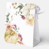 Dank u Herfst Blue Truck Baby shower Bedankdoosjes (Achterkant)