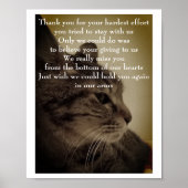 Dank u & het Poster van RIP (Voorkant)