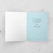 Dank u-het vanzelfsprekend is bedankkaart (Binnen)