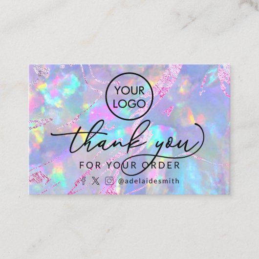 dank u het visitekaartje van de optische ontwerpte (Voorkant)