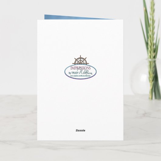 Dank u, het Wiel van het Schip, Roer Kaart (Achterkant)