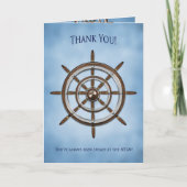Dank u, het Wiel van het Schip, Roer Kaart (Voorkant)