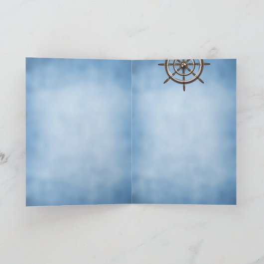 Dank u, het Wiel van het Schip, Roer Kaart (Binnen)