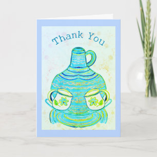 Dank u Hospitality Caraf Cups Bedankkaart