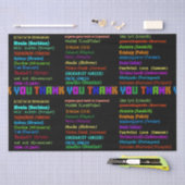 Dank u in 30 Talen Waardering Tissuepapier (Craft)