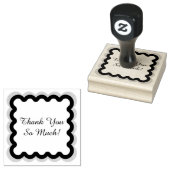 Dank u in een Lijst stempel (Gestempeld)