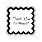 Dank u in een Lijst stempel (Afrduk)