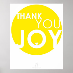 dank u JOY Poster