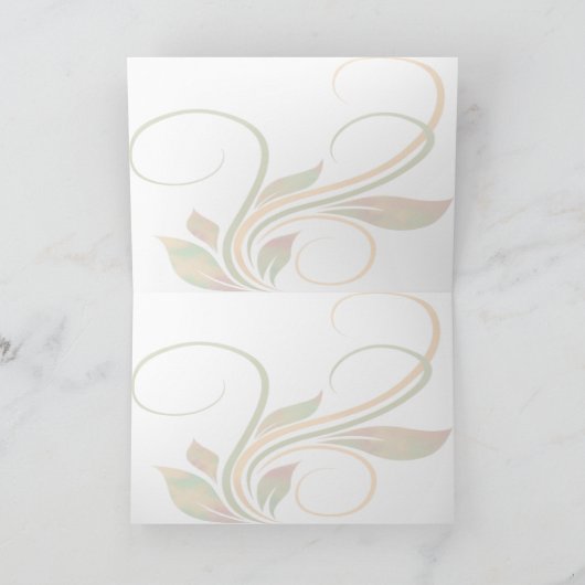 Dank u kaarden bedankkaart (Binnen)