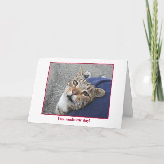 Dank u kaarden bedankkaart (Voorkant)