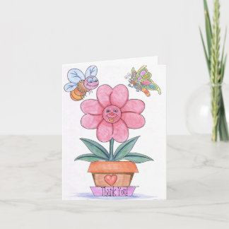 Dank u kaarden (cartoon) bedankkaart