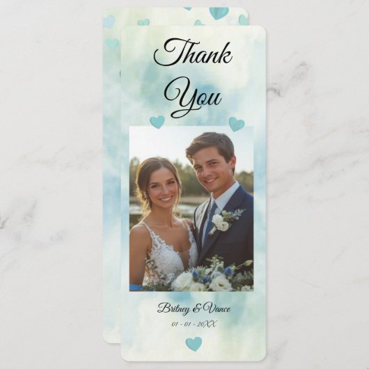 Dank u - Kaart (Voorkant / Achterkant)