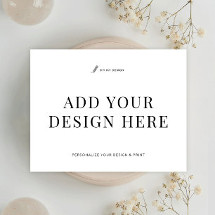 Dank u kaart 5.5x4.25"Druk Voeg uw ontwerp toe