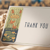 Dank u kaart Belle Epoque Dragonfly bruiloft