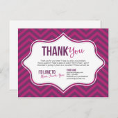 Dank u kaart Briefkaarten (Voorkant / Achterkant)