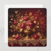 Dank u kaart Flora Foliage (Voorkant / Achterkant)