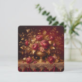 Dank u kaart Flora Foliage (Staand voorkant)