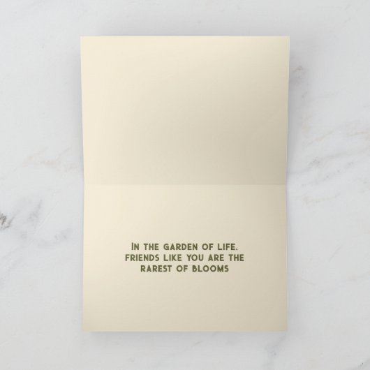 Dank u kaart - Groentetuin thema (Binnen)