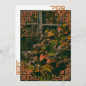 Dank u kaart Herfst gebladerte (Voorkant / Achterkant)