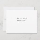 Dank u kaart Herfst gebladerte personaliseren (Achterkant)