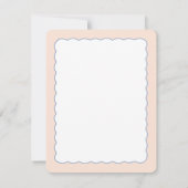 Dank u kaart - Peachy Florals (Achterkant)