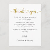 Dank u kaart, script dank u kaart (Voorkant)