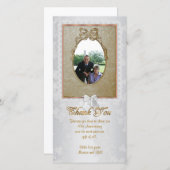 Dank u kaart speciale gelegenheid met foto 40th (Voorkant / Achterkant)