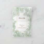 Dank u kaart & tafel zitkaart (Binnen)