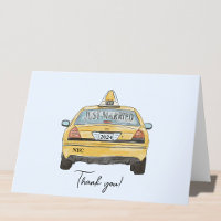 Dank u kaart voor NYC bruiloft