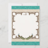 Dank u Kaarten -  Peacock & Etchings Notitiekaartje (Voorkant)