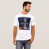 DANK U KAMALA. Heren Basic T-Shirt (Voorkant volledig)