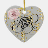 Dank u keramisch Ornament (Voorkant)