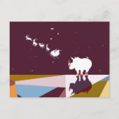 DANK U, KERSTMAN BRIEFKAART (Voorkant)