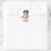 Dank u King Charles Spaniel Puppy Sticker (Tas)