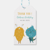 Dank u, kleine monsterbaby shower Gift Labels Cadeaulabel (Voorkant)