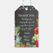 Dank u Label Aloha Favor Labels Chalk Wedding Cadeaulabel (Voorkant)