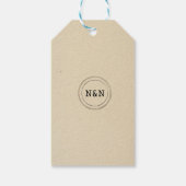 Dank u Label Bibliotheek Favor Labels Trouwboeken Cadeaulabel (Achterkant)