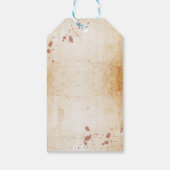 Dank u Label Gotisch Lijst Favor Labels Bruiloft Cadeaulabel (Achterkant)