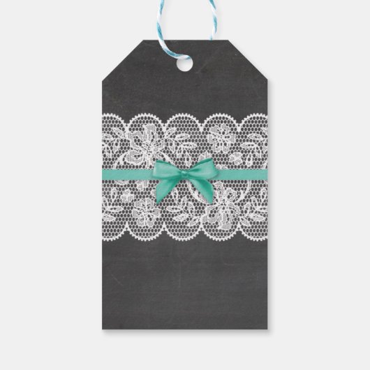 Dank u Label Lingerie Douche Bridal Party Lace Cadeaulabel (Achterkant)