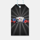 Dank u Label Rustiek Vrijgezellenfeest Las Vegas Cadeaulabel (Achterkant)